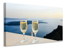 Load image into Gallery viewer, Canvas print We love champagne