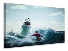 Load image into Gallery viewer, Canvas print Attention shark!