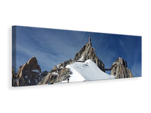 Load image into Gallery viewer, Panoramic Canvas Print Aiguille du Midi
