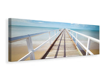 Load image into Gallery viewer, Panoramic Canvas Print At the dock