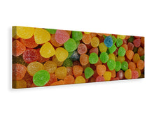 Load image into Gallery viewer, Panoramic Canvas Print Colorful fruit gums