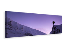 Load image into Gallery viewer, Panoramic Canvas Print The snowwalker