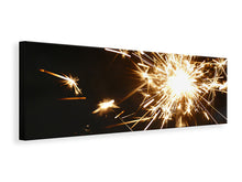 Load image into Gallery viewer, Panoramic Canvas Print A sparkler