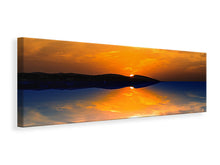 Load image into Gallery viewer, Panoramic Canvas Print Fantastic evening mood
