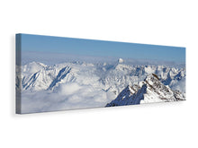 Load image into Gallery viewer, Panoramic Canvas Print Fantastic view of the peaks