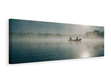 Load image into Gallery viewer, Panoramic Canvas Print Fisherman in the sunrise
