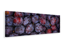 Load image into Gallery viewer, Panoramic Canvas Print Fresh plums