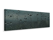 Load image into Gallery viewer, Panoramic Canvas Print Shiny drops of water
