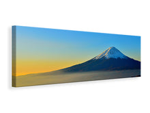 Load image into Gallery viewer, Panoramic Canvas Print Imposing Mount Fuji