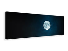 Load image into Gallery viewer, Panoramic Canvas Print Imposing full moon