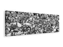 Load image into Gallery viewer, Panoramic Canvas Print Pebble wall