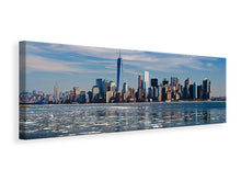 Load image into Gallery viewer, Panoramic Canvas Print New York in winter