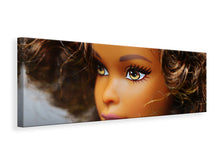 Load image into Gallery viewer, Panoramic Canvas Print doll face