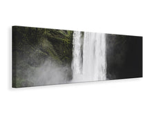 Load image into Gallery viewer, Panoramic Canvas Print Spectacular waterfall