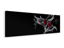 Load image into Gallery viewer, Panoramic Canvas Print Sparkling cherries