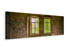 Load image into Gallery viewer, Panoramic Canvas Print Stone house