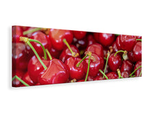 Load image into Gallery viewer, Panoramic Canvas Print Sweet cherries