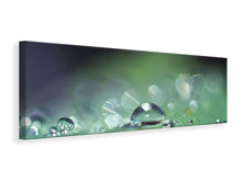 Load image into Gallery viewer, Panoramic Canvas Print Drops of water in XXL