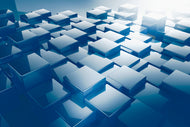 Photo Wallpaper 3D-Cubes