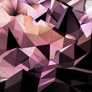 Photo Wallpaper 3D Crystal Structure