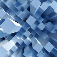 Photo Wallpaper 3D Pillars