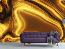 Load image into Gallery viewer, Photo Wallpaper Abstract Liquid Gold
