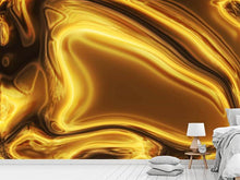 Load image into Gallery viewer, Photo Wallpaper Abstract Liquid Gold
