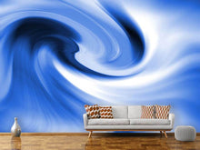 Load image into Gallery viewer, Photo Wallpaper Abstract Blue Wave
