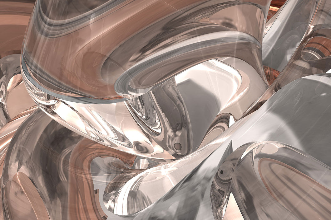 Photo Wallpaper Abstract Glass Tiles