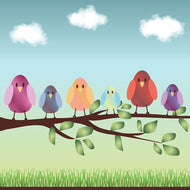 Photo Wallpaper All Birds Are Already There