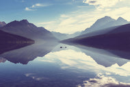 Photo Wallpaper Mountain Reflection