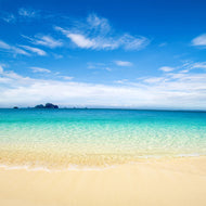 Photo Wallpaper Blue Lagoon & Sky