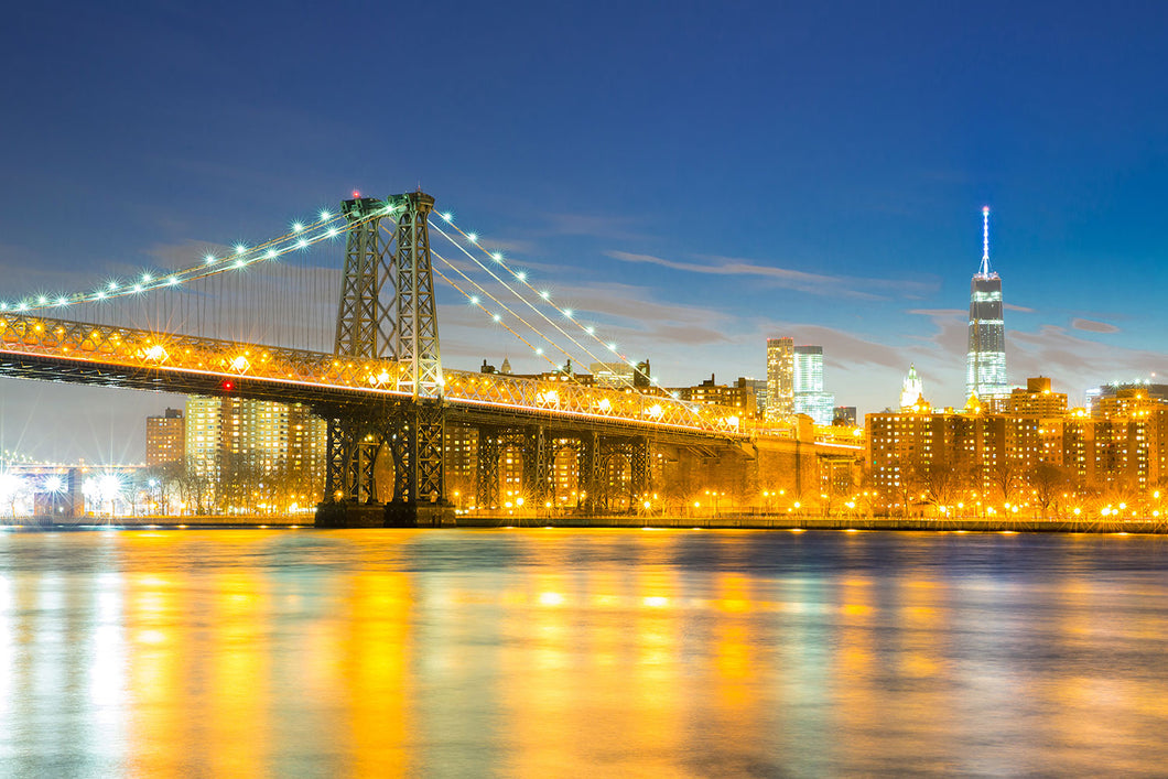Photo Wallpaper Brooklyn Bridge At Night