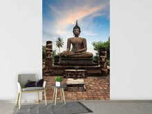 Load image into Gallery viewer, Photo Wallpaper Buddha Statue at Dusk
