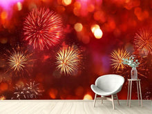 Load image into Gallery viewer, Photo Wallpaper Colorful Fireworks
