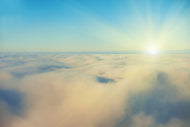 Photo Wallpaper Photo Wallaper Dawn Above The Clouds