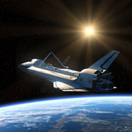 Photo Wallpaper The Spaceship