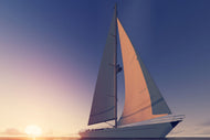 Photo Wallpaper The Sailboat