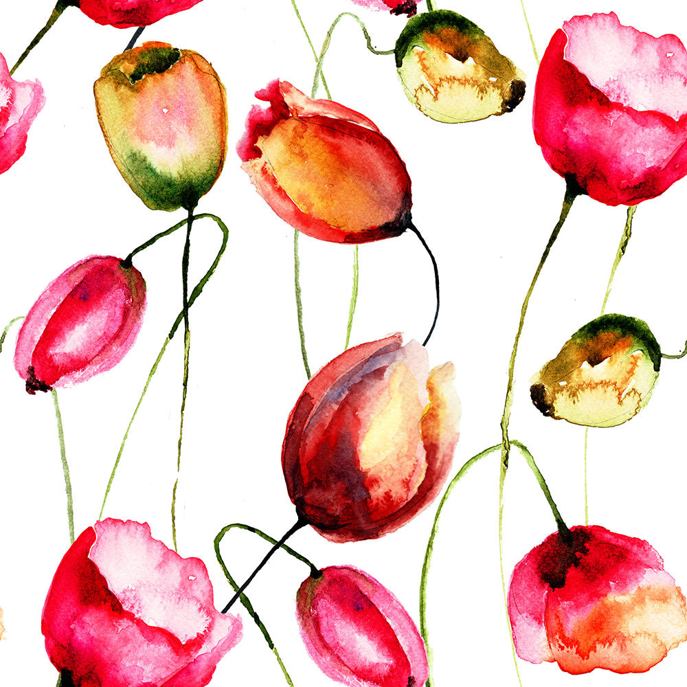 Photo Wallpaper Painting The Tulips