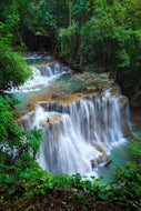 Photo Wallpaper Deep Forest Waterfall