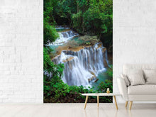 Load image into Gallery viewer, Photo Wallpaper Deep Forest Waterfall
