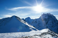 Photo Wallpaper The Mountain In Snow