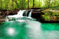 Photo Wallpaper The River At Waterfall
