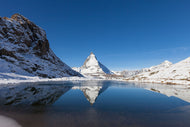 Photo Wallpaper The Riffelsee On Matterhorn