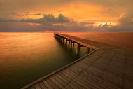 Photo Wallpaper The Footbridge  By The Sea