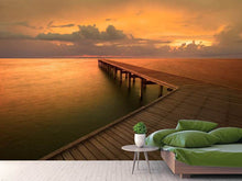 Load image into Gallery viewer, Photo Wallpaper The Footbridge  By The Sea
