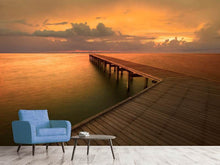 Load image into Gallery viewer, Photo Wallpaper The Footbridge  By The Sea
