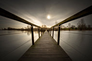 Photo Wallpaper The Wooden Bridge
