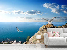 Load image into Gallery viewer, Photo Wallpaper The Seagulls And The Sea
