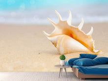 Load image into Gallery viewer, Photo Wallpaper The Shell On The Beach
